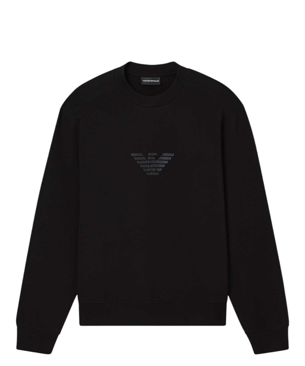 Felpa Emporio Armani Uomo Essentials in Jersey Stretch