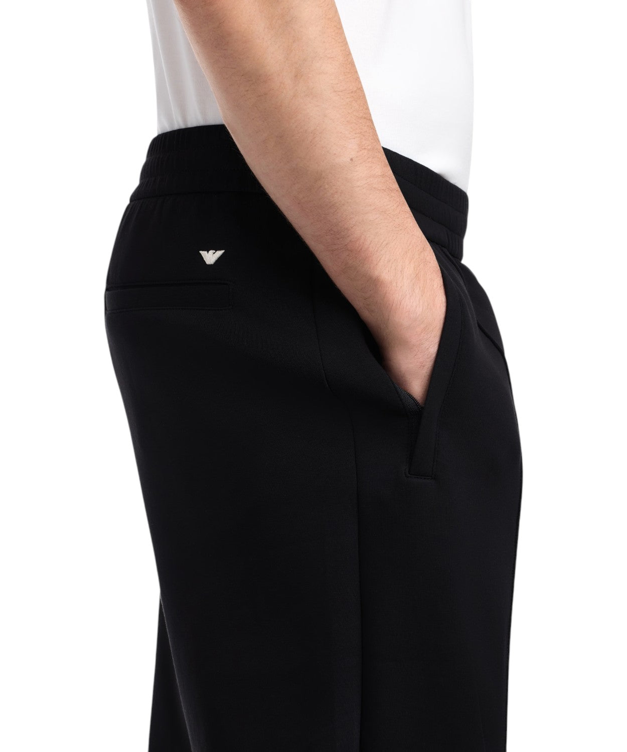 Pantaloni Jogger Emporio Armani Uomo in Double Jersey