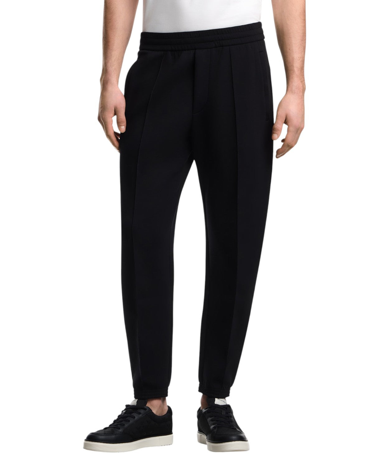 Pantaloni Jogger Emporio Armani Uomo in Double Jersey