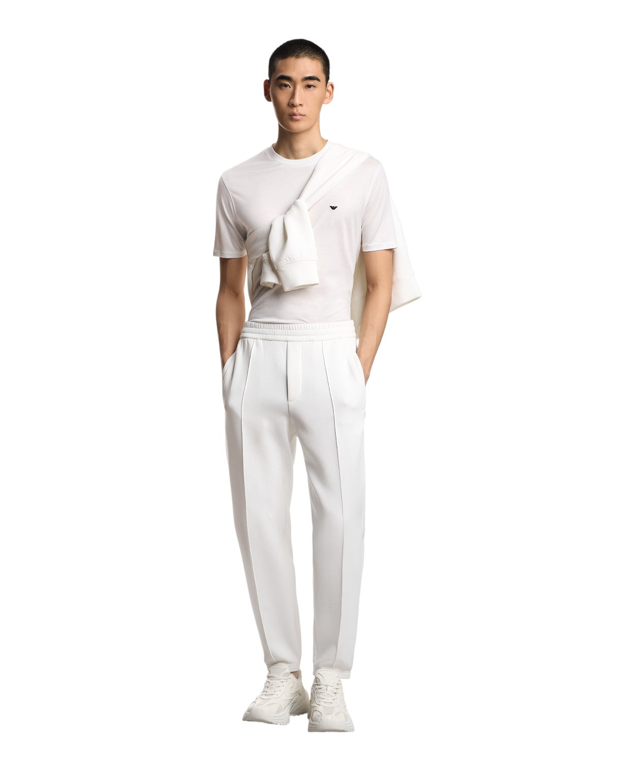 T-shirt Emporio Armani Uomo Essentials in Jersey Lyocell