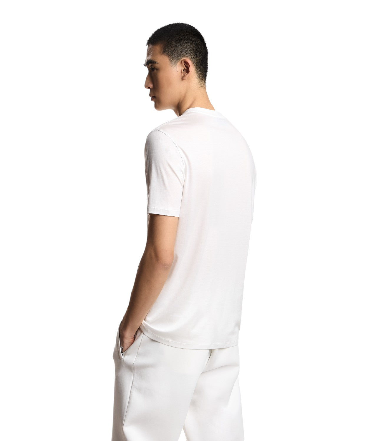 T-shirt Emporio Armani Uomo Essentials in Jersey Lyocell