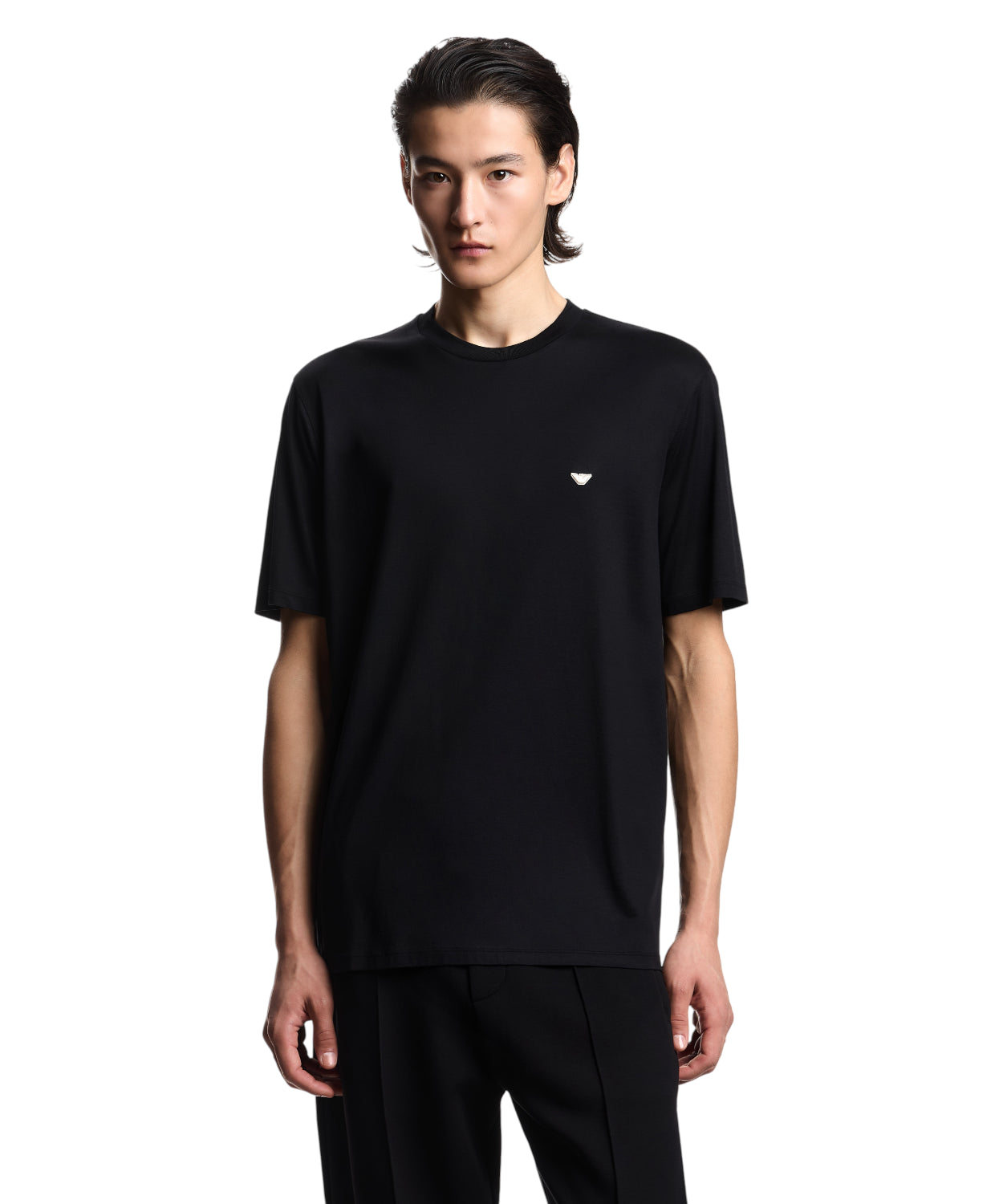 Emporio Armani T-shirt Uomo Jersey Lyocell