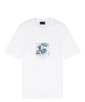 T-shirt homme en jersey Lyocell Emporio Armani