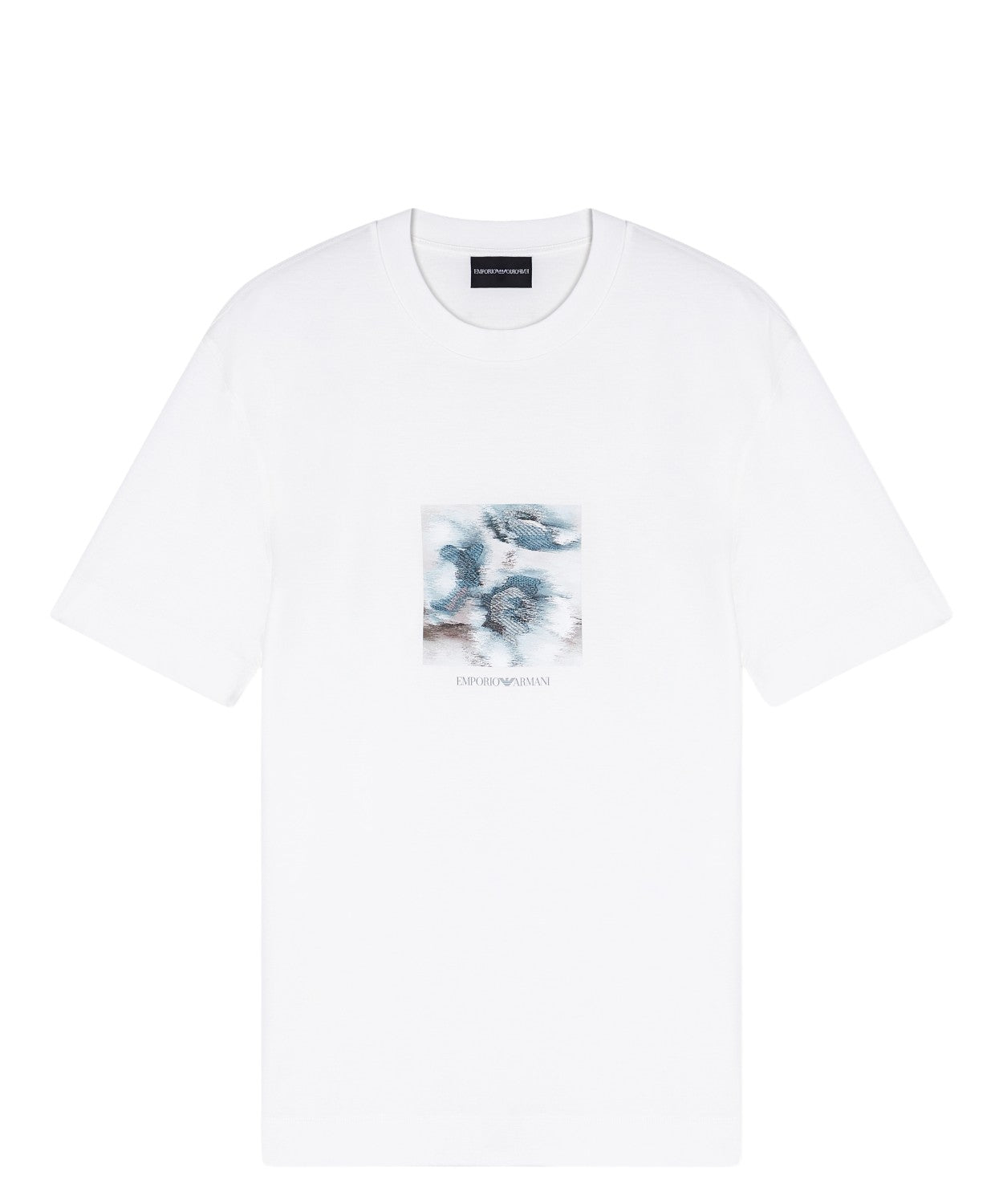 T-shirt Uomo in Jersey Lyocell Emporio Armani