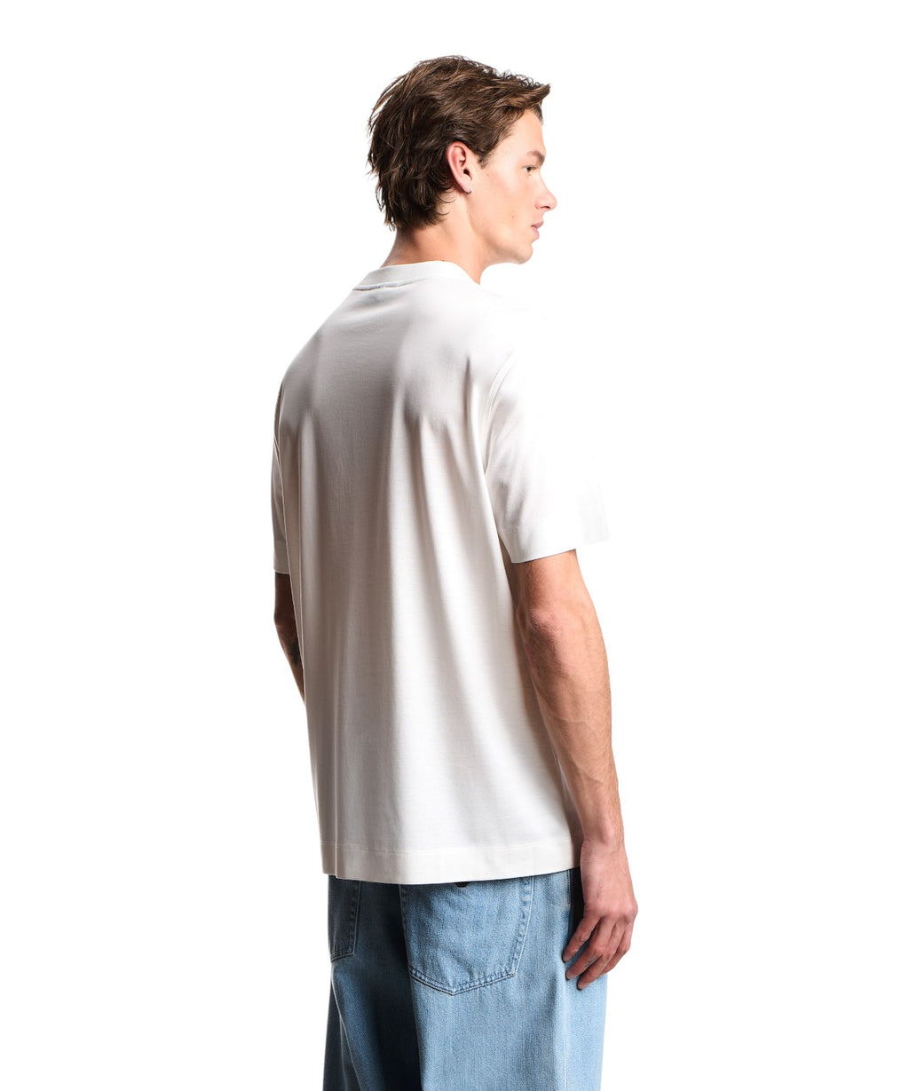 T-shirt homme en jersey Lyocell Emporio Armani