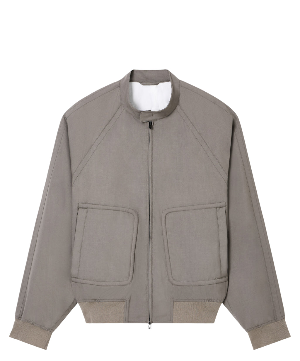 Blouson homme en laine vierge fraîche Emporio Armani