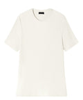 T-shirt en jersey bielastique gaufré à manches courtes