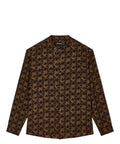 Camicia viscosa con collo guru - Eleganza e stile