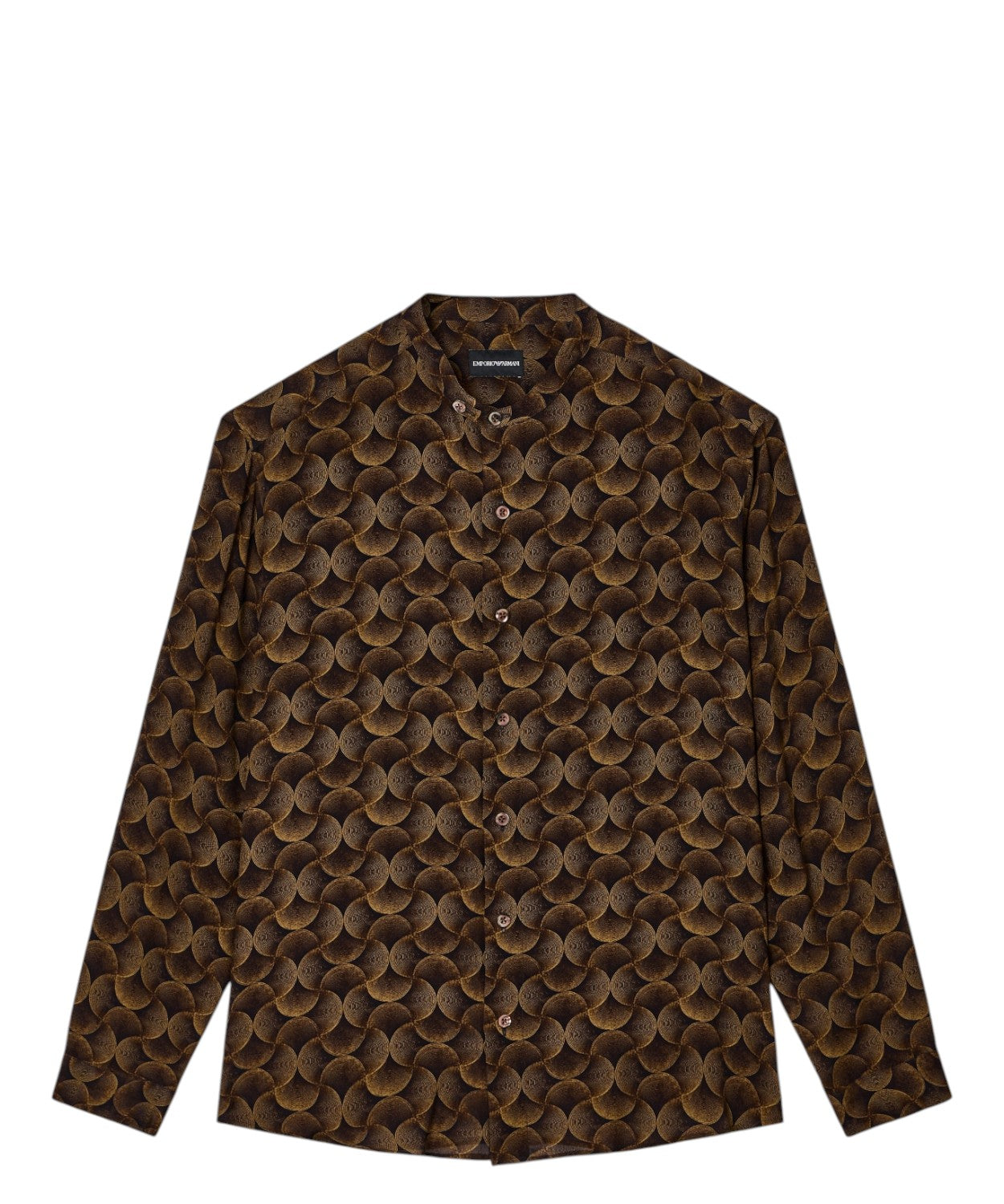 Camicia viscosa con collo guru - Eleganza e stile