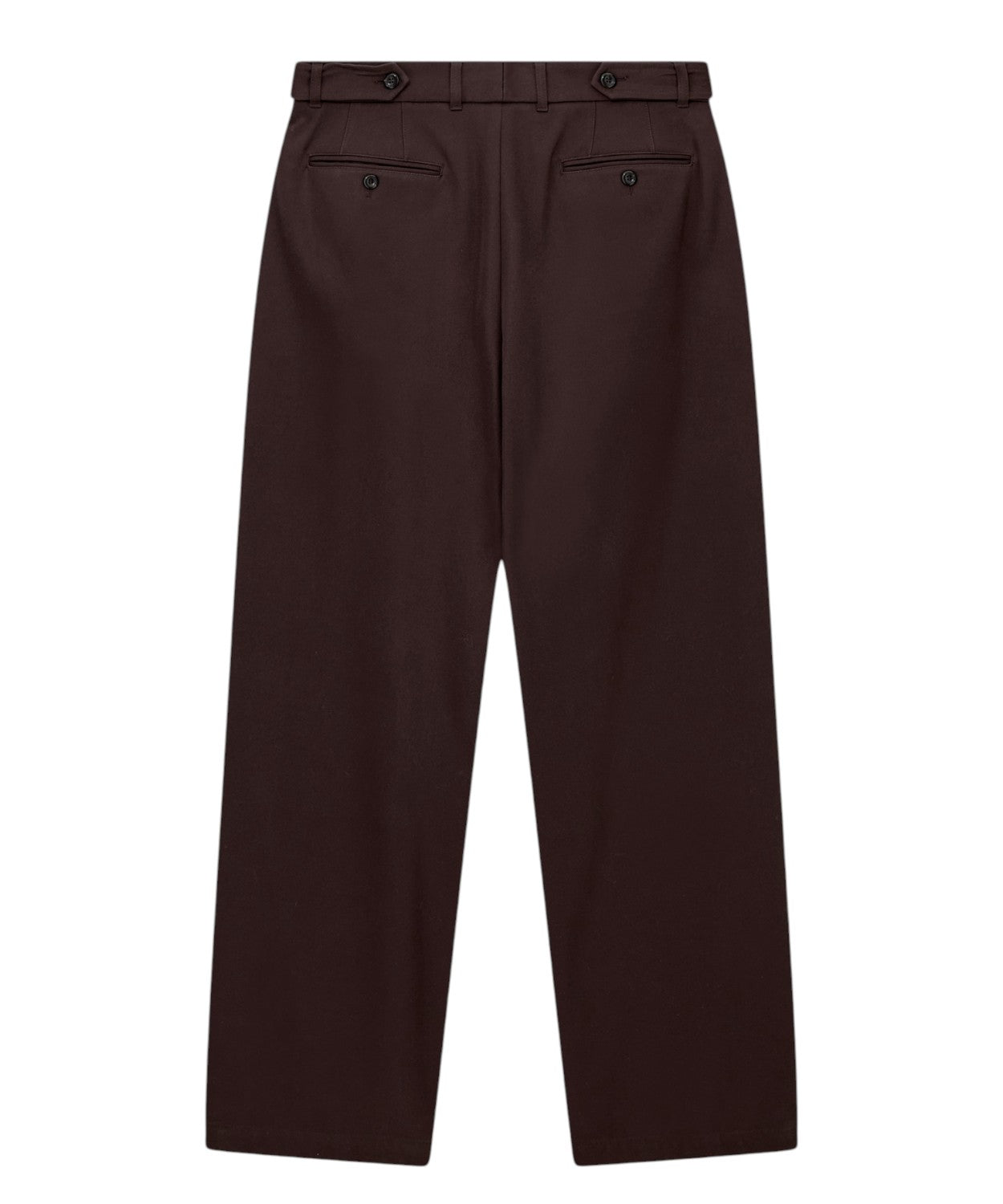 Pantaloni Uomo Cotone Gamba Dritta con Piega