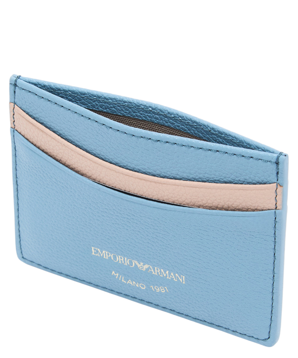 Porte-cartes en cuir bovin - Emporio Armani