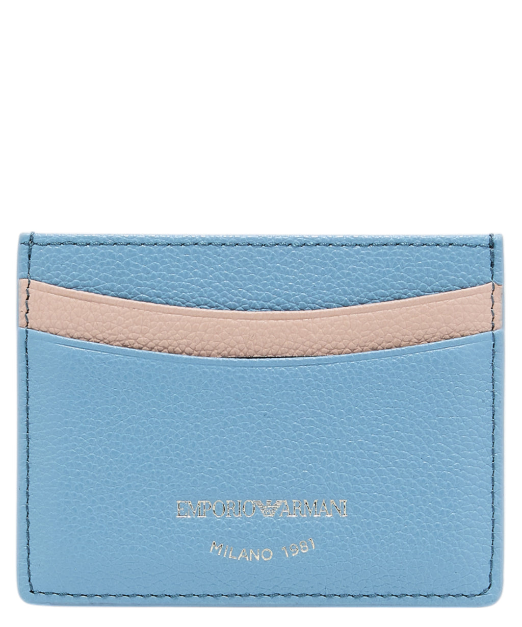 Porte-cartes en cuir bovin - Emporio Armani