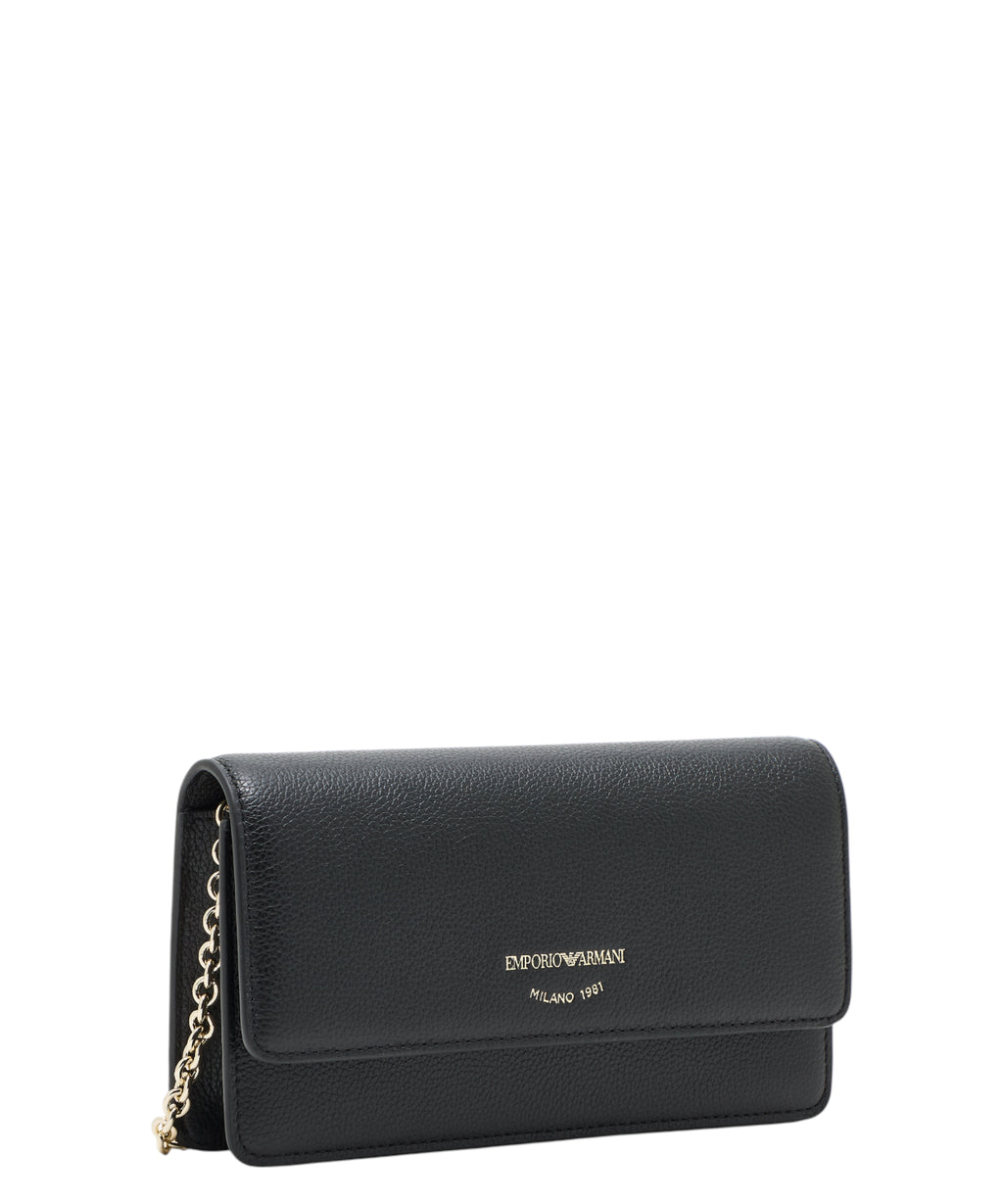 Mini sac Emporio Armani en cuir bottalat avec bandoulière