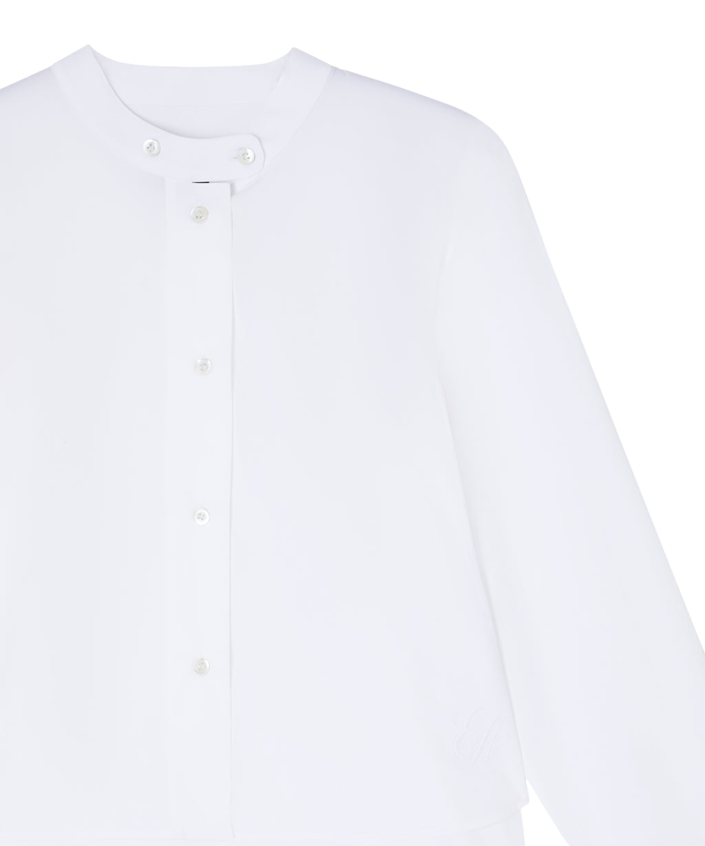 Chemise en popeline de coton Emporio Armani