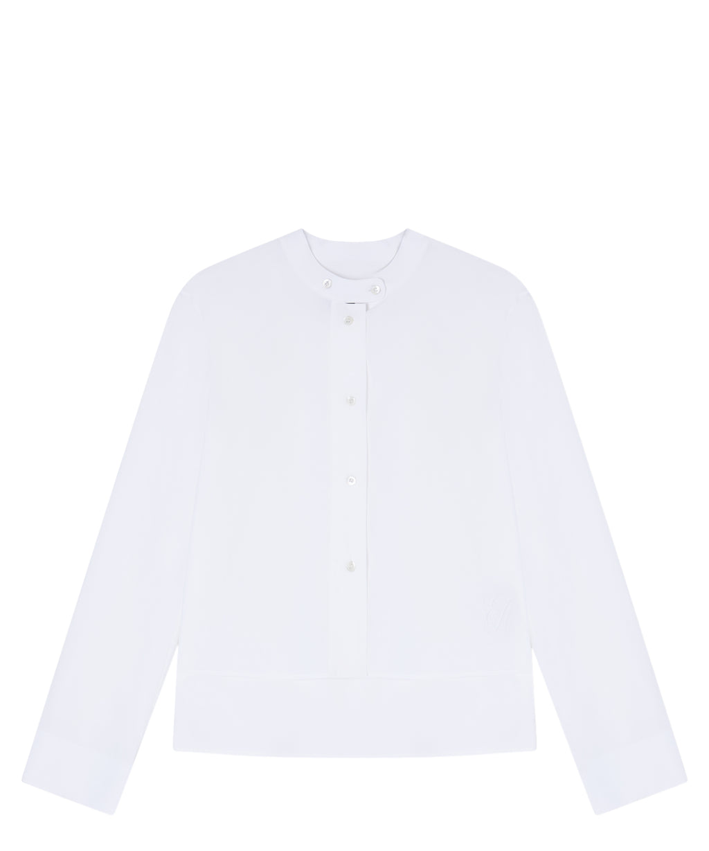 Chemise en popeline de coton Emporio Armani
