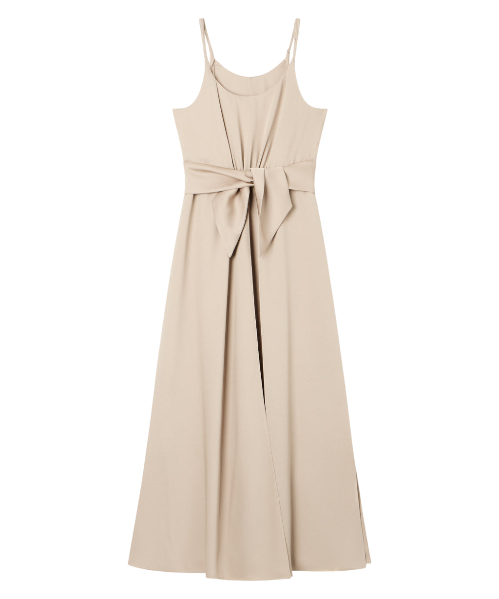 Emporio Armani Robe Longue Femme avec Nœud