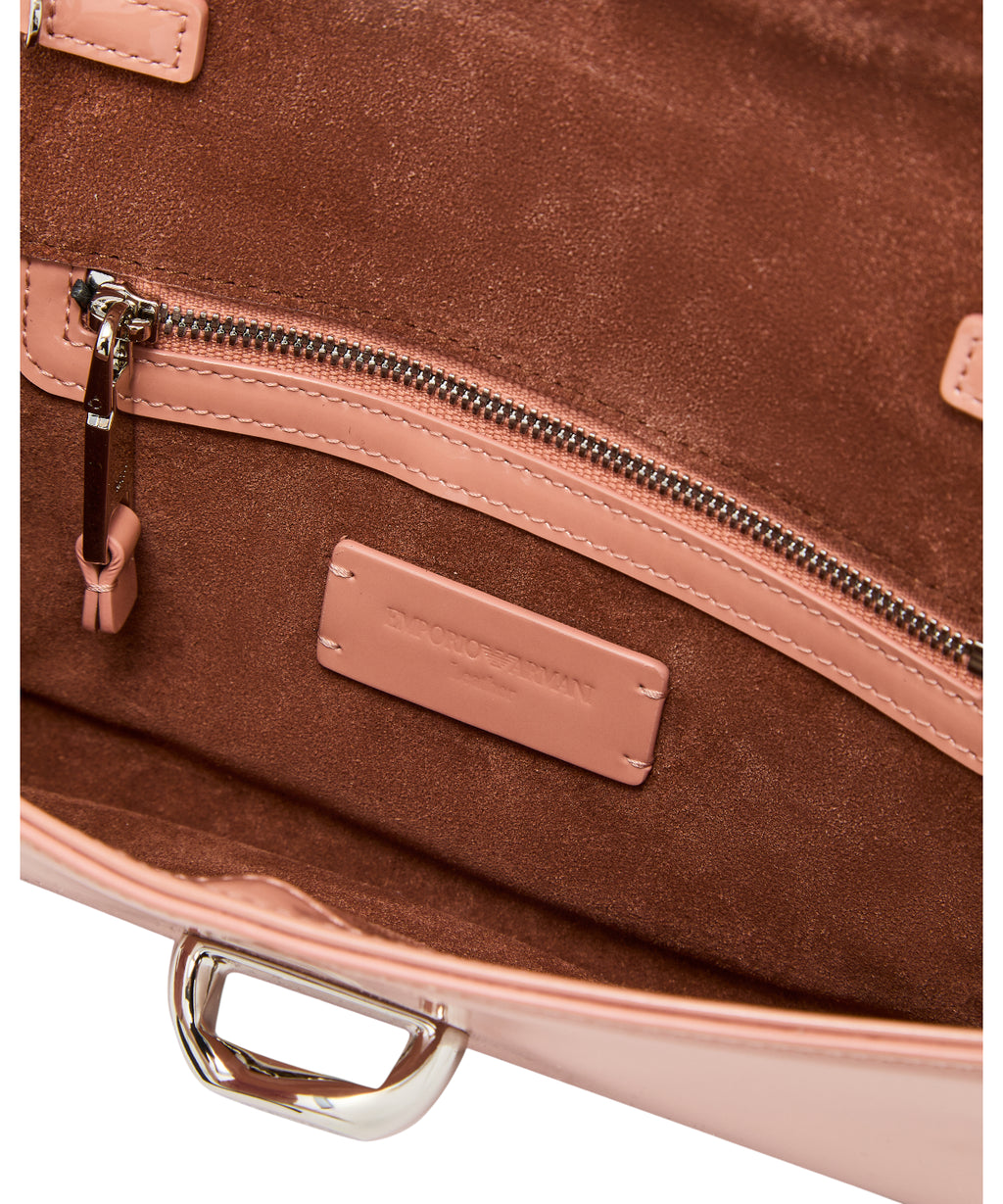 Emporio Armani Mini Sac en Cuir Verni pour chaque Look