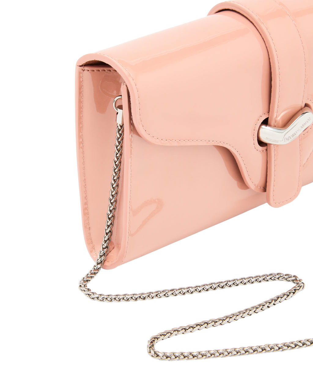 Emporio Armani Mini Sac en Cuir Verni pour chaque Look
