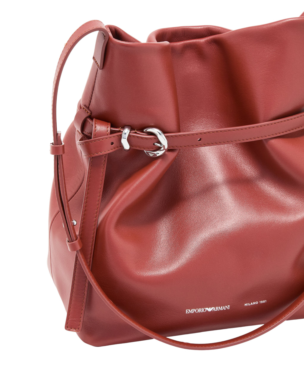 Emporio Armani Sac Seau Cuir Lisse