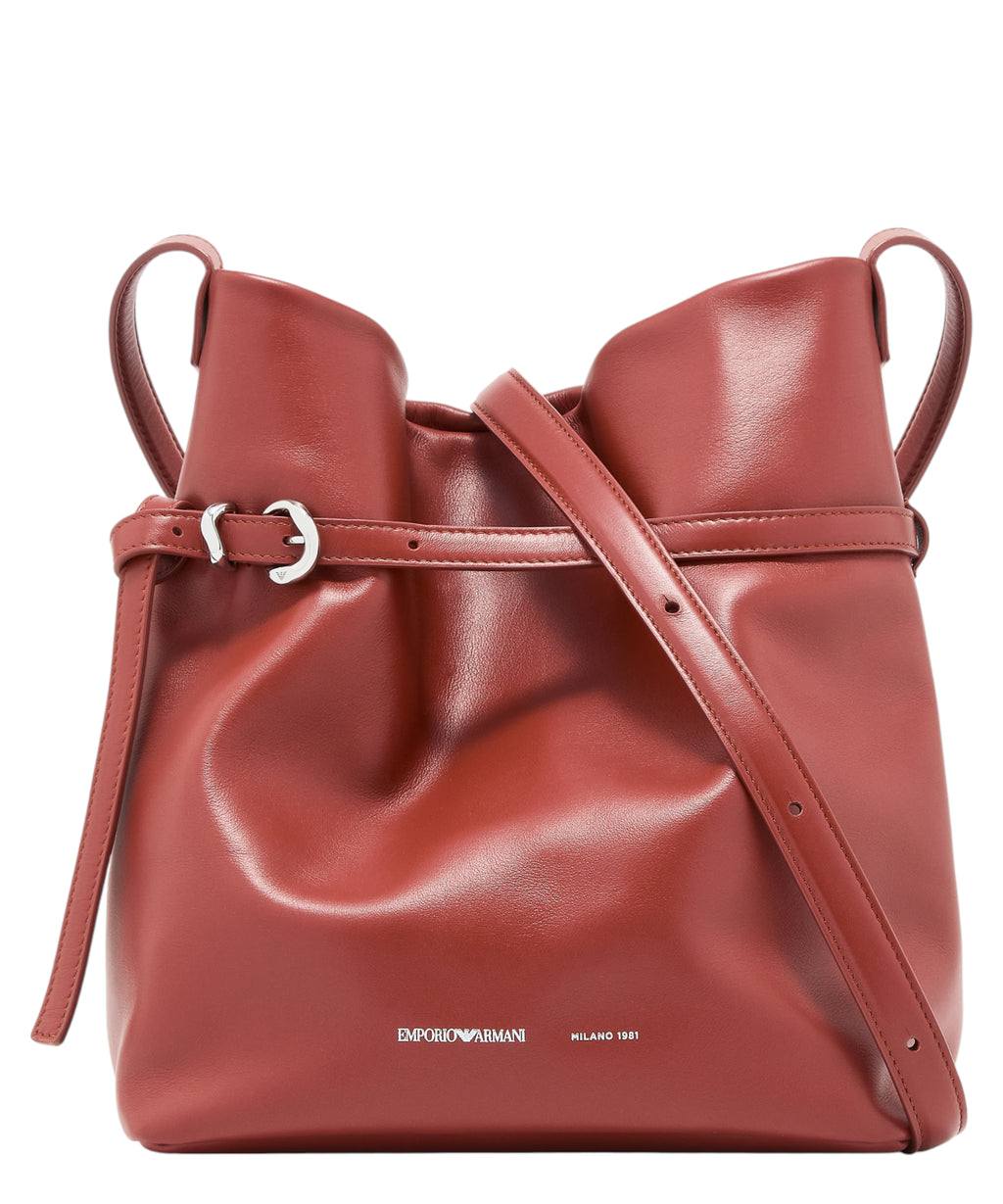 Emporio Armani Sac Seau Cuir Lisse