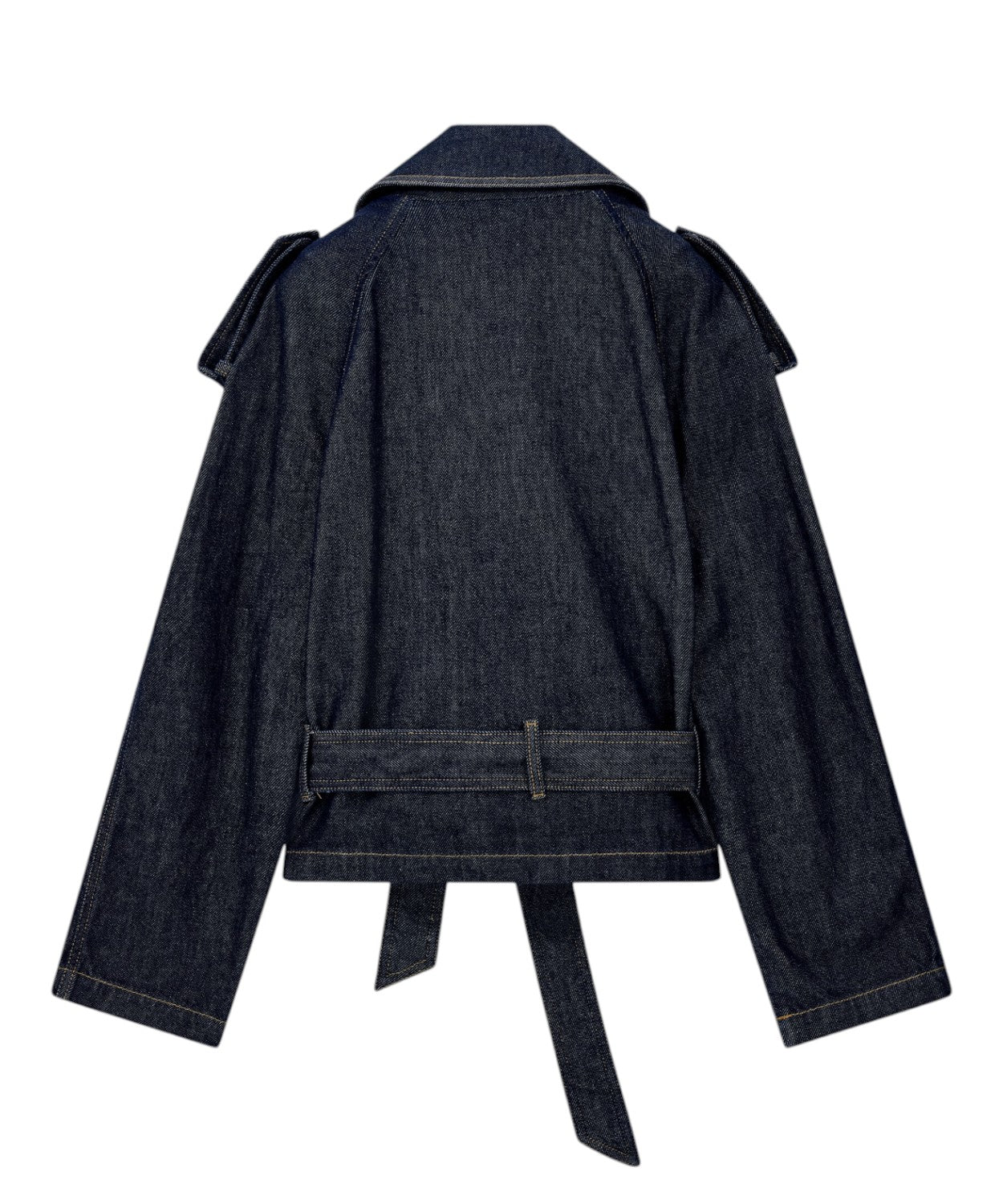 Giacche Donna in Denim Over con Cintura e Spalline