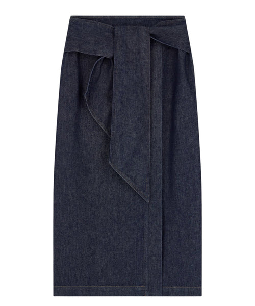 Gonna Denim di Cotone Regular Fit per Donna