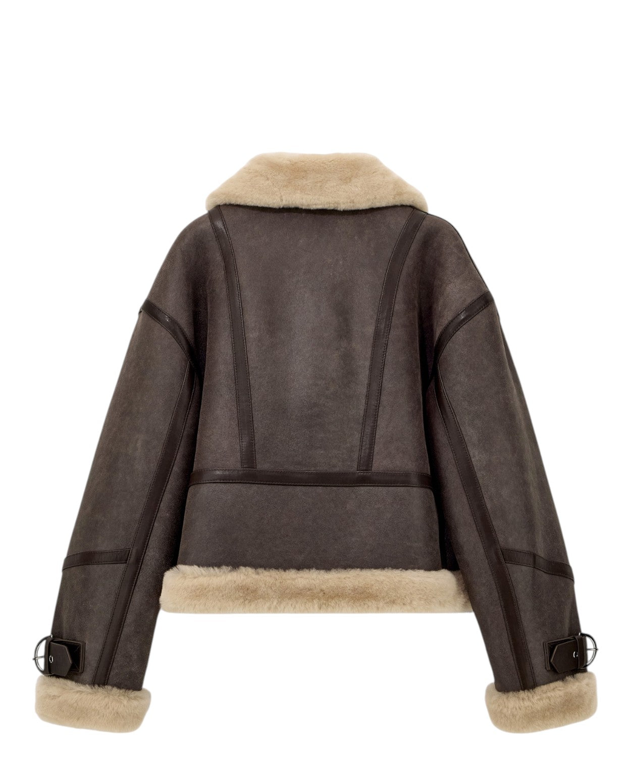 Giubbotto Donna in Shearling e Pelle di Agnello
