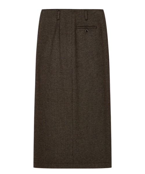Gonna Emporio Armani Boteh Slim in Jersey con Bottoni