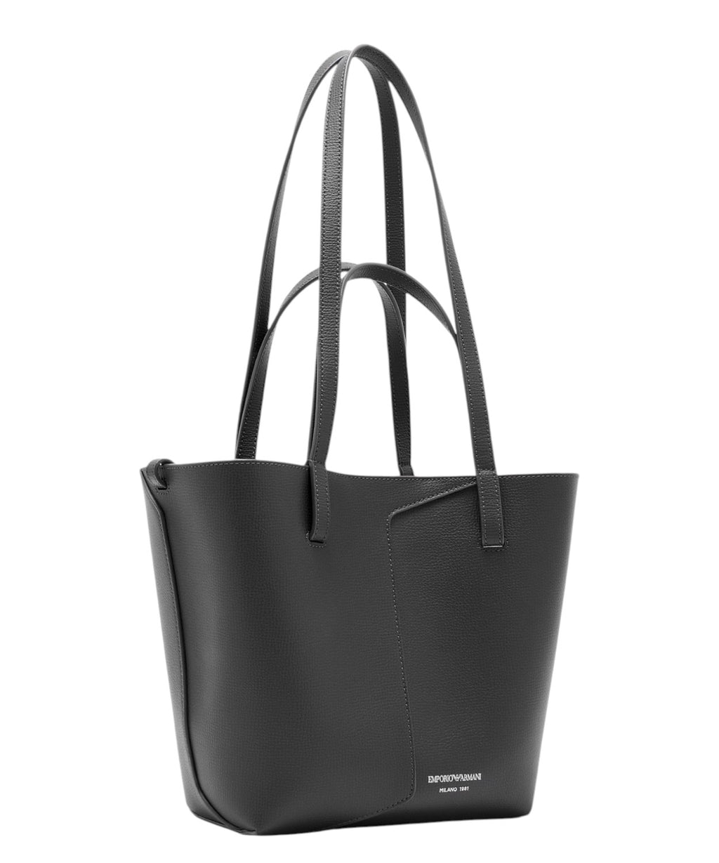 Borsa Emporio Armani 1981 Tote Bag in Pelle