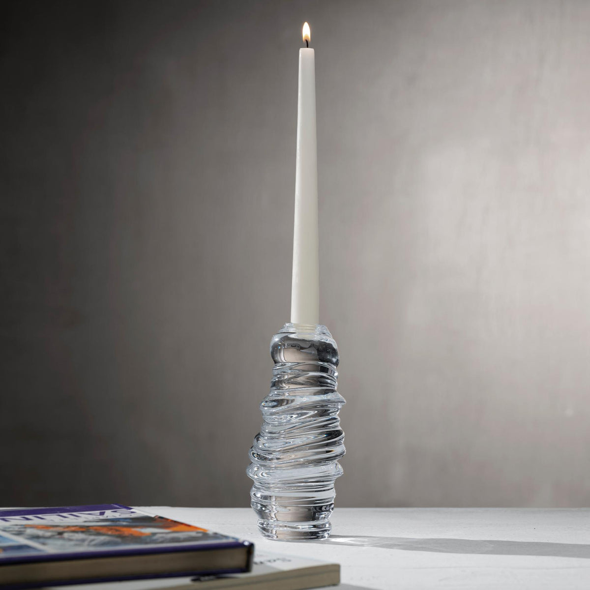 Eos Candle Holder Long-NUDE EU-Candle holder-Vittorio Citro Boutique