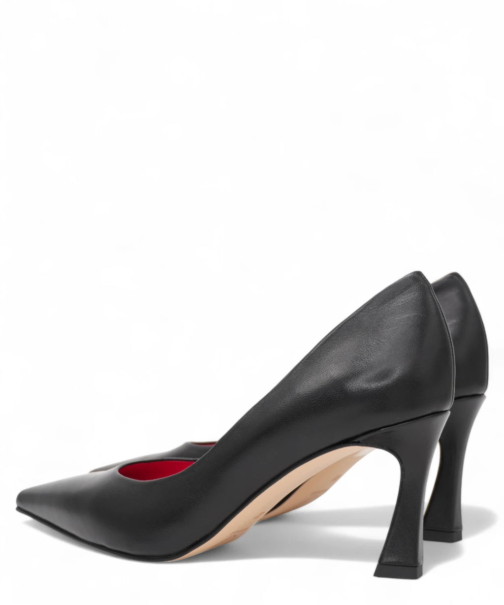 Décolleté Nero in Pelle-Vittoriocitro-Décolleté-Vittorio Citro Boutique