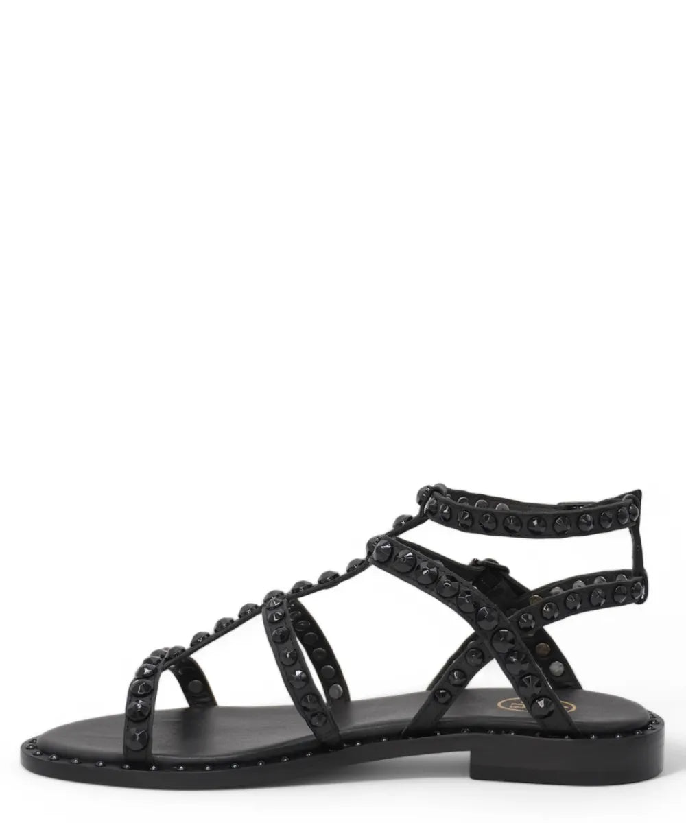 Sandali Precious Bis in Pelle con Borchie e Doppia Fibbia-ASH-Sandali-Vittorio Citro Boutique