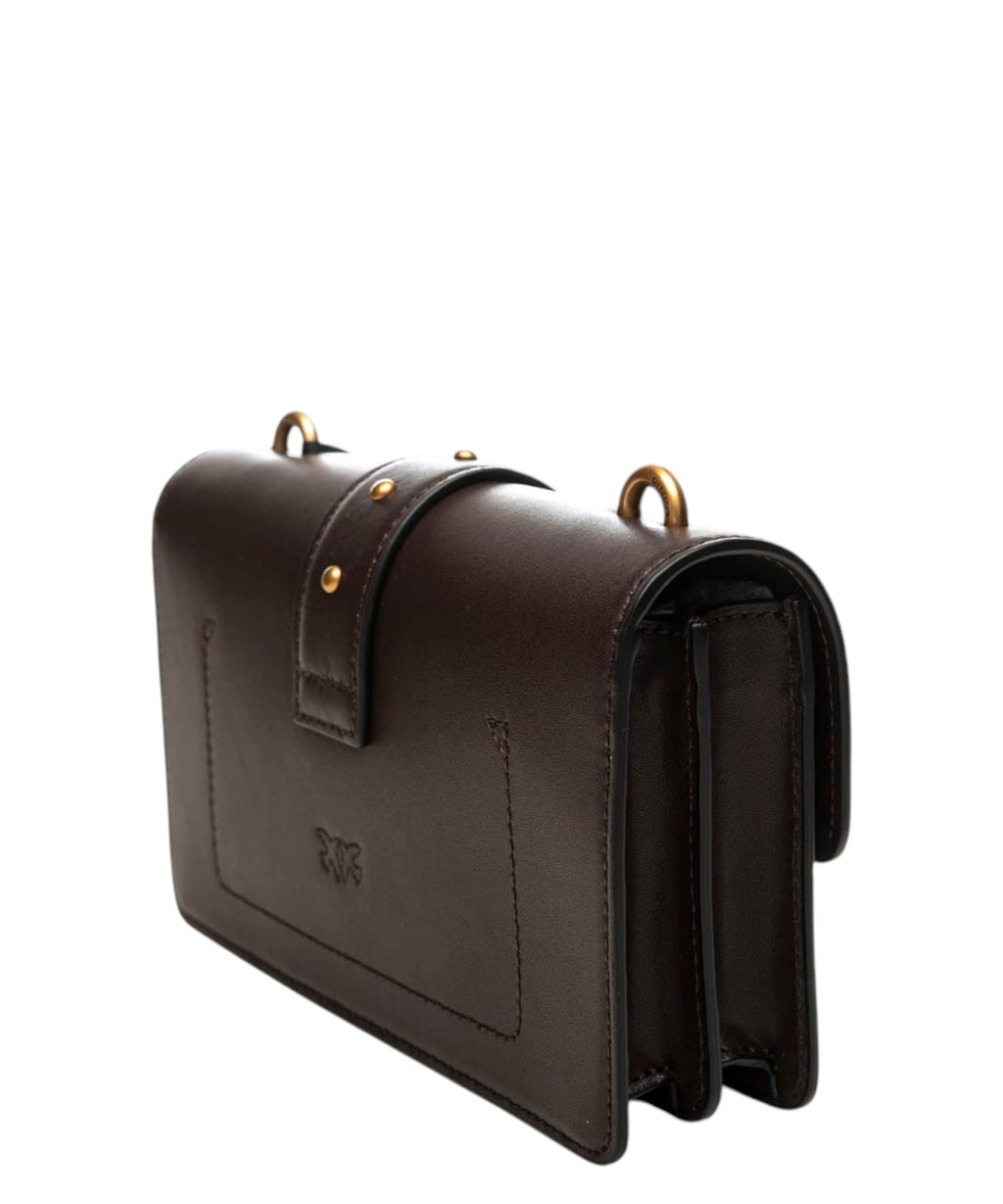 Borsa Pinko Love One Mini in Pelle con Borchie