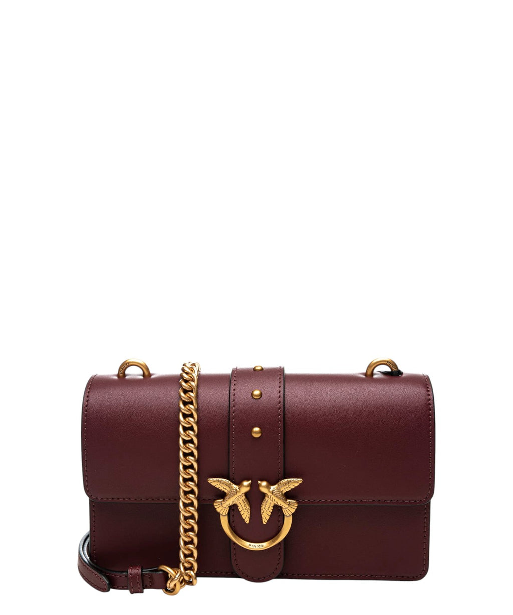 Borsa Pinko Love One Mini in Pelle con Borchie