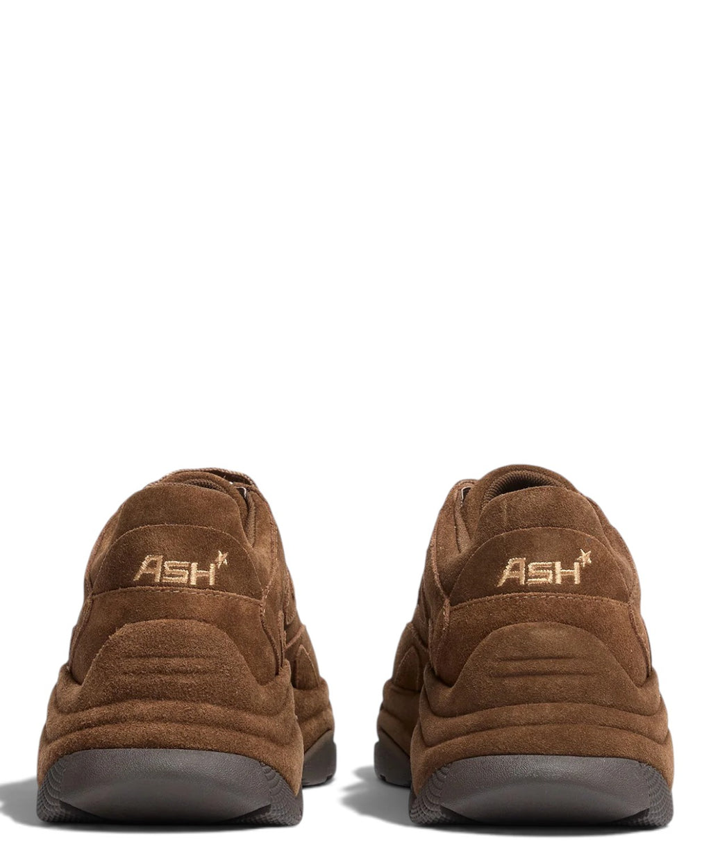 Sneakers ASH Addictbis01 in Camoscio con Suola Chunky