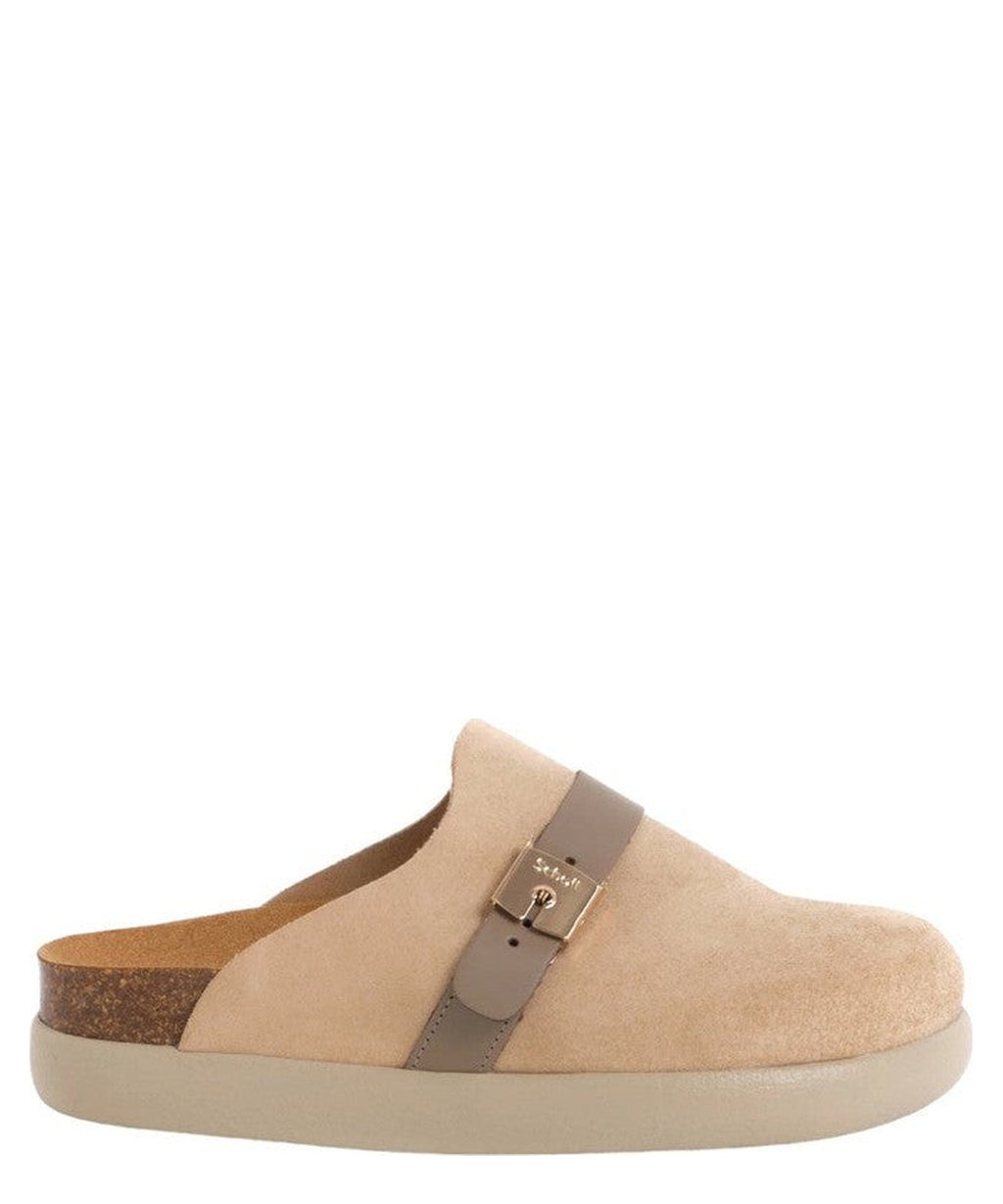 Zoccoli Camel Ivy Buckle-DR.SCHOLL-Sandali-Vittorio Citro Boutique