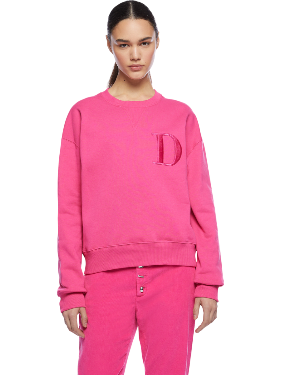 Felpa logo ricamato-Dondup-Felpe-Vittorio Citro Boutique