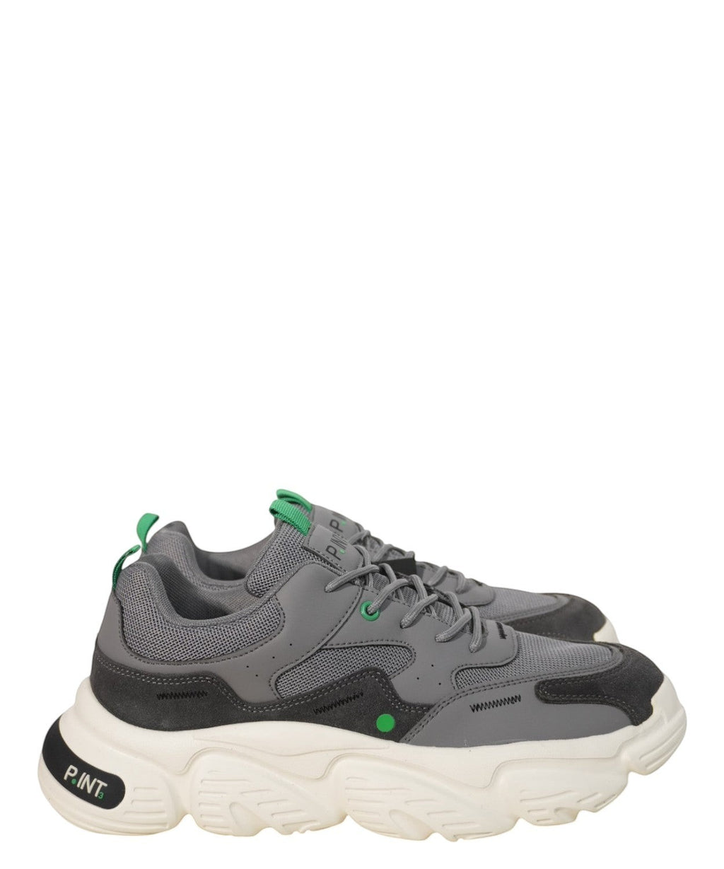 Point3 Big Bang – Baskets unisex grises