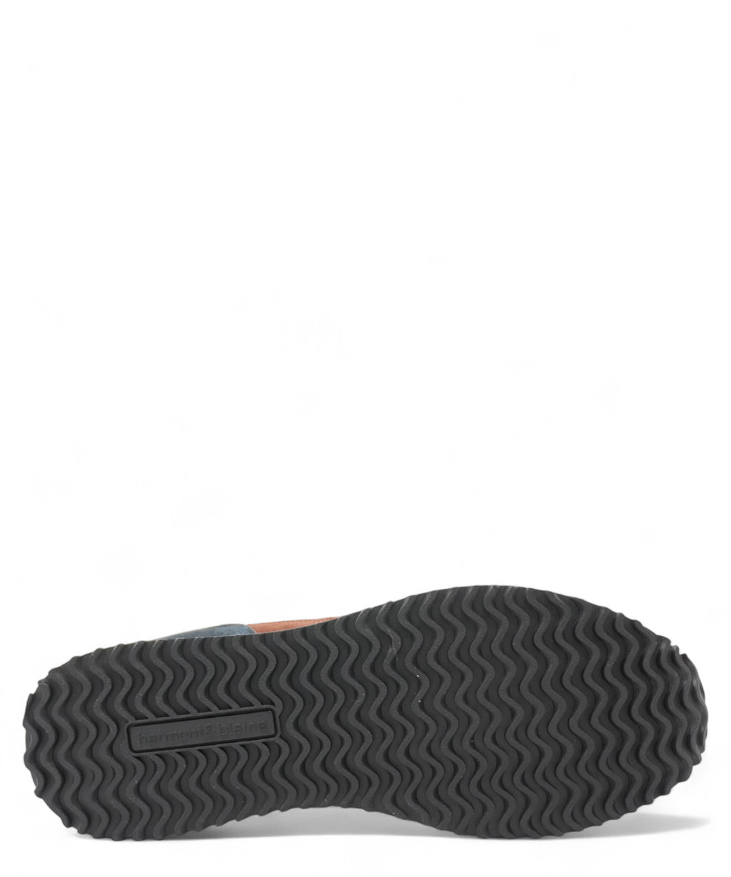 Sneakers Harmont & Blaine Uomo Blu Marrone Camoscio-Harmont&Blaine-Sneakers-Vittorio Citro Boutique