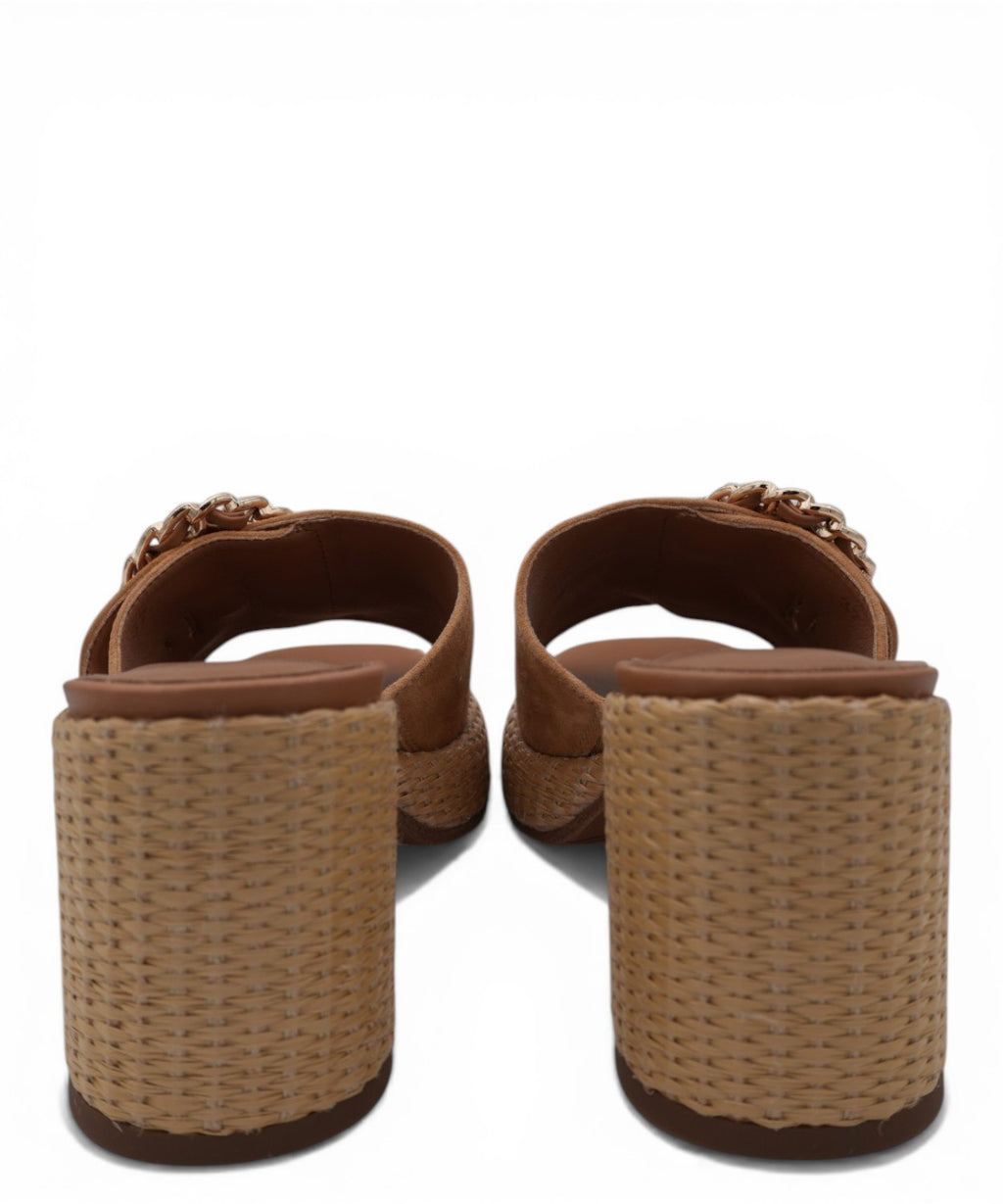 Mules femme en daim talon bois Cielo Noa Harmon