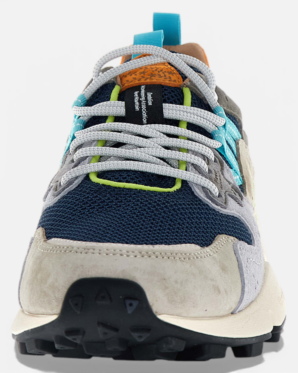 Baskets Yamano 3 en daim et mesh
