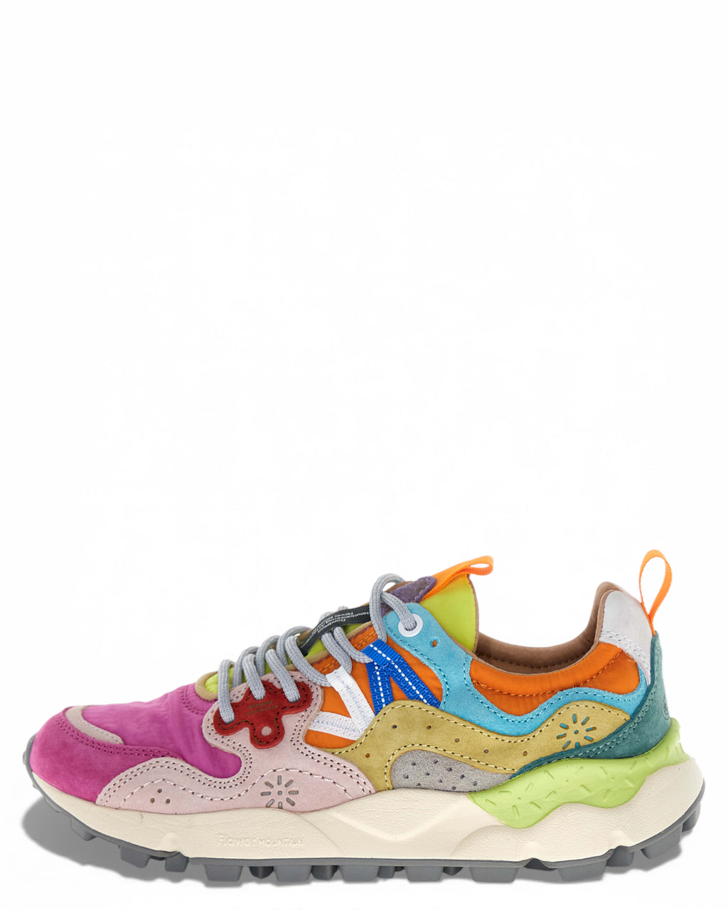 Baskets Flower Mountain Yamano 3 en daim et nylon