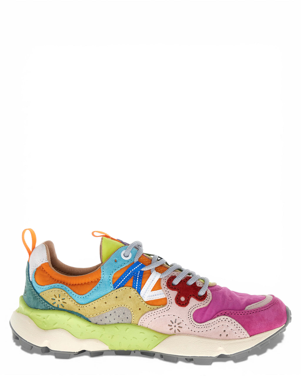 Baskets Flower Mountain Yamano 3 en daim et nylon