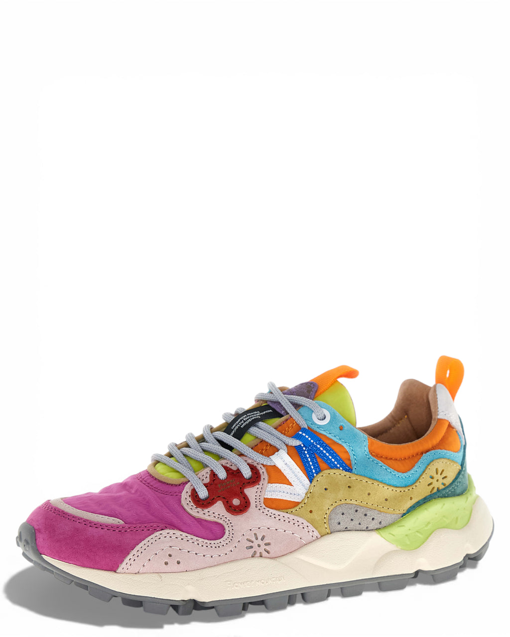 Baskets Flower Mountain Yamano 3 en daim et nylon