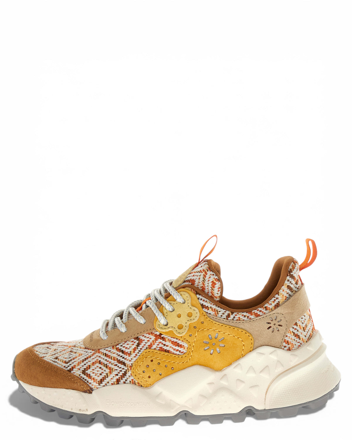 Sneakers in Suede e Tessuto Maglia