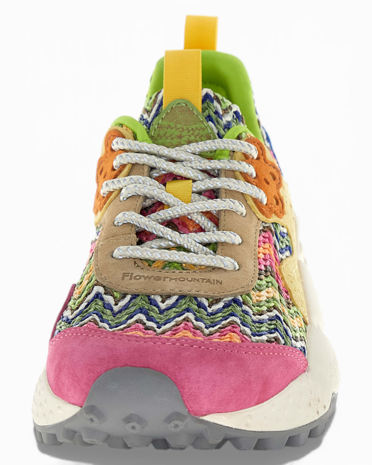 Sneakers Kotetsu suede e knitted jacquard