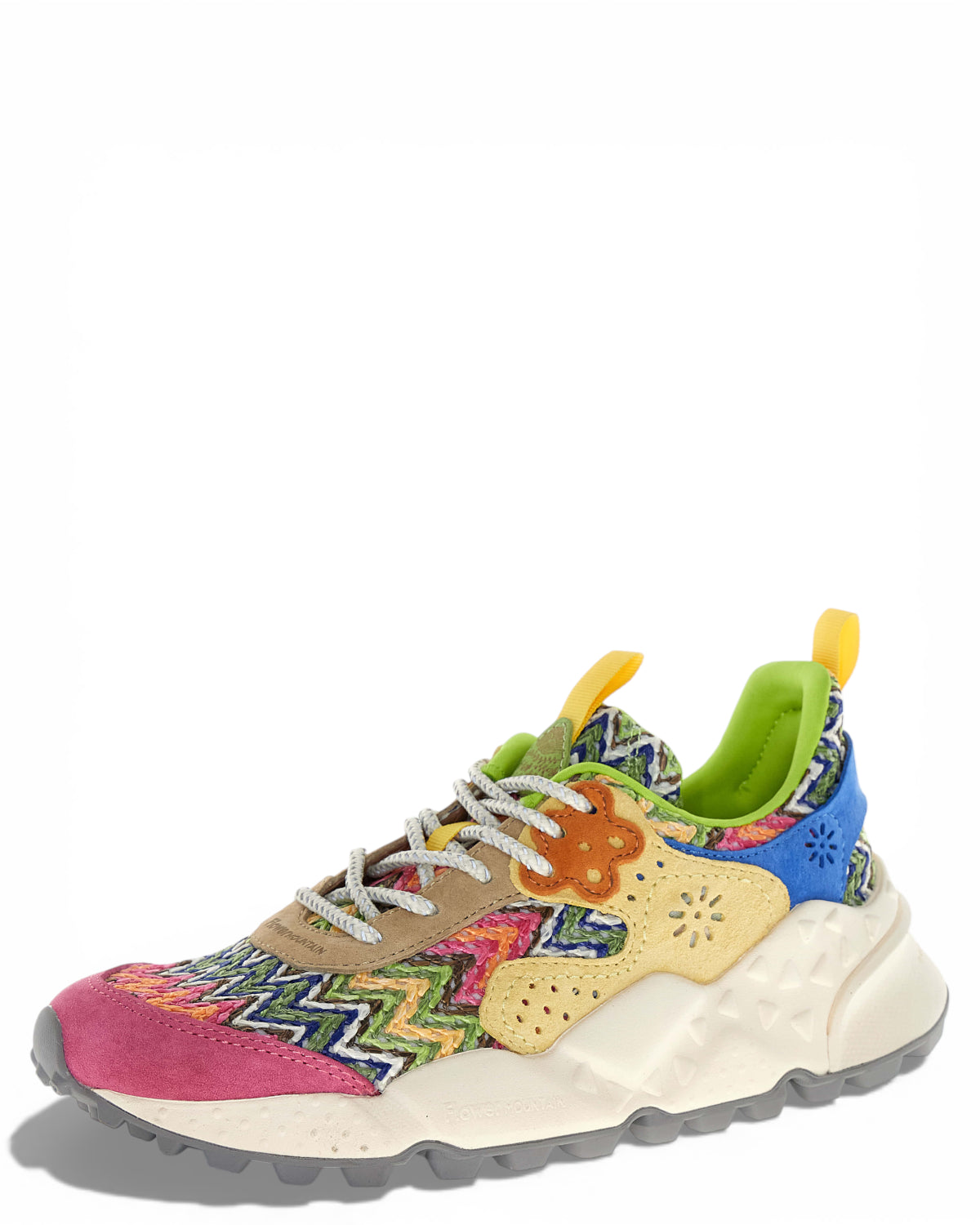 Sneakers Kotetsu suede e knitted jacquard