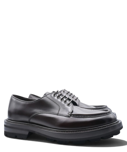 Stringata Uomo Barrett con Pelle Polished Ebano