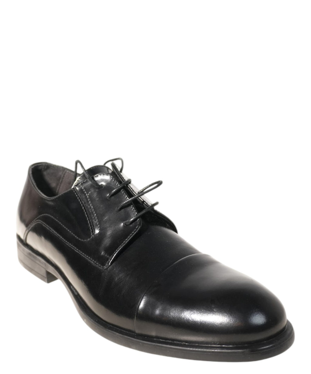 Stringata Homme Cuir Noir Élégant - Style et Polyvalence