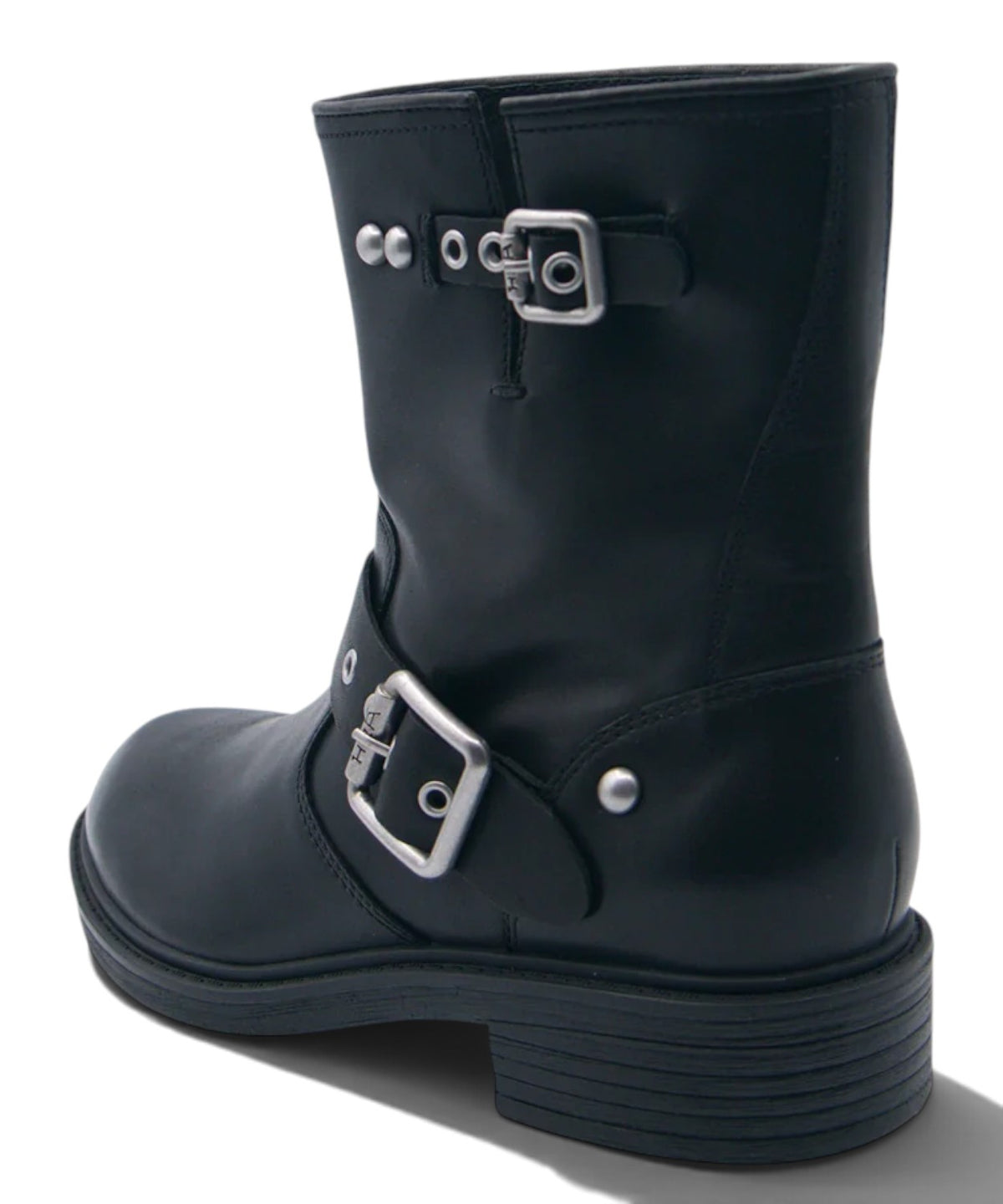Stivaletti ASH Flame Lily Moto Bootie in Pelle con Fibbie